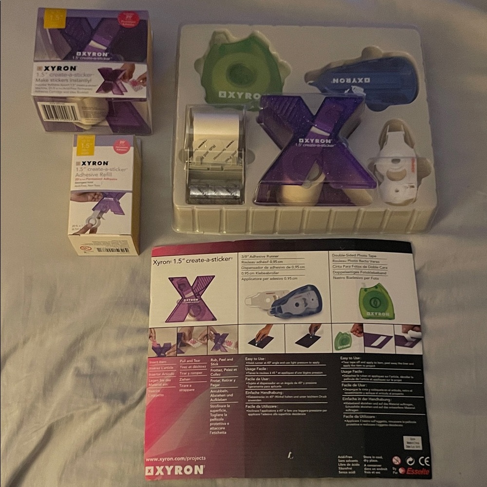 Home Design Stickers - Purple and Green